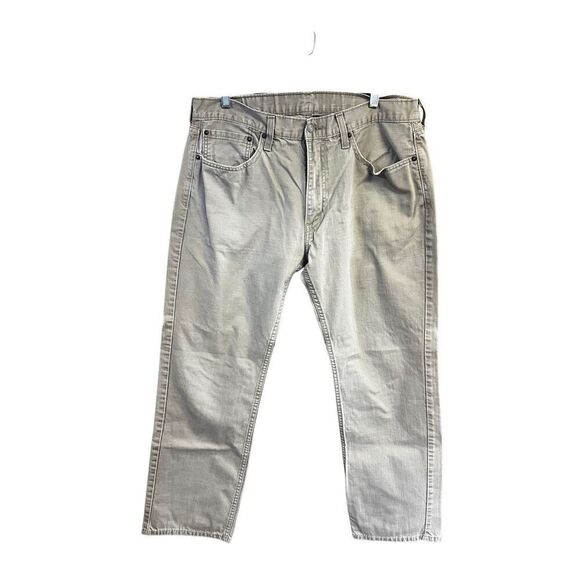 Levi 559 Relaxed Straight Fit Sz 36/31 Tan/Beige - Picture 1 of 7